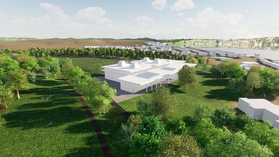 An artist's impression of the new Galashiels Academy