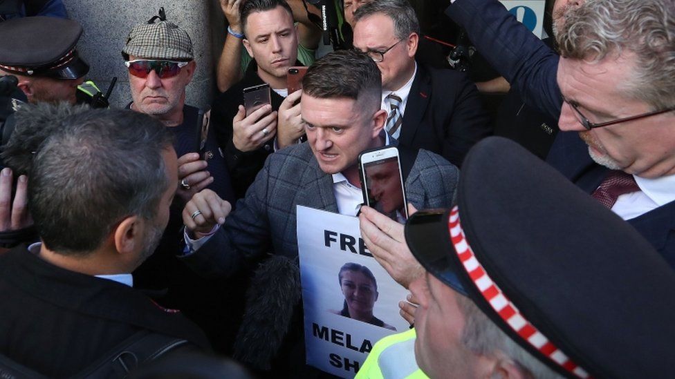 Tommy Robinson at Old Bailey