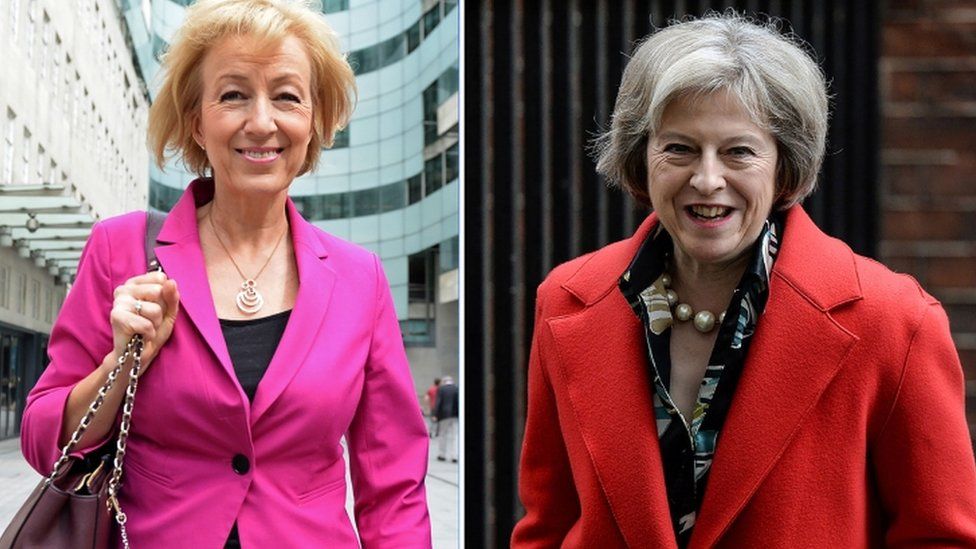 Andrea Leadsom and Theresa May