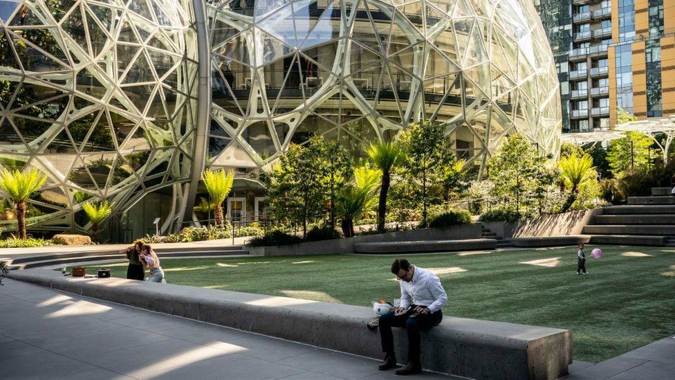 Amazon's headquarters in Seattle, Washington