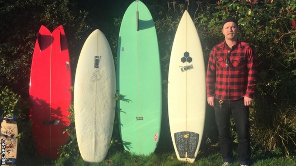 Rory Jordan Northern Ireland's very own surfing scientist BBC Sport