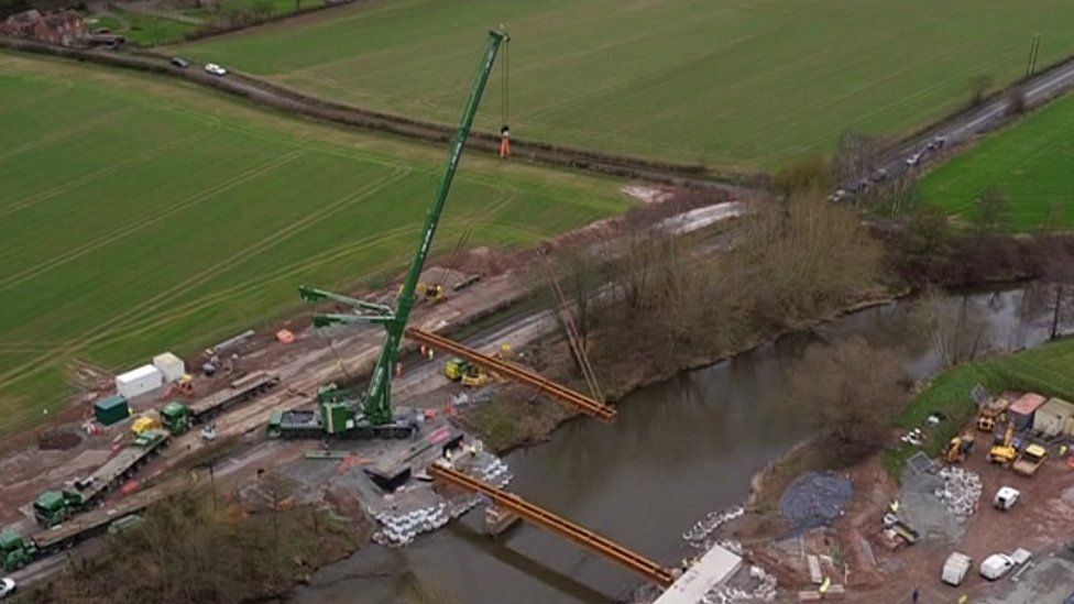 Eastham Bridge opens after listed crossing collapsed BBC News