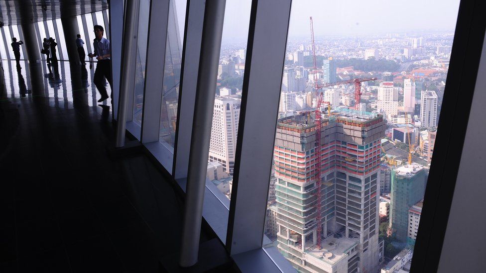 Internal view of Bitexco Financial Tower