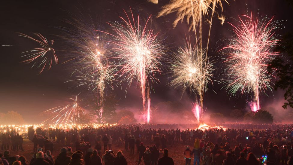 2022 fireworks at Heveningham Hall