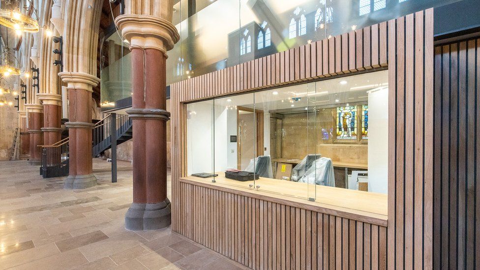 Cheltenham church reopens as community hub after £3m redesign - BBC News