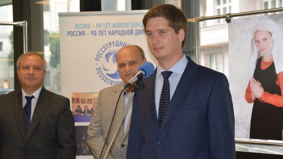 A picture of Andrei Konchakov, seen here on the Prague Russian Centre for Science and Culture website