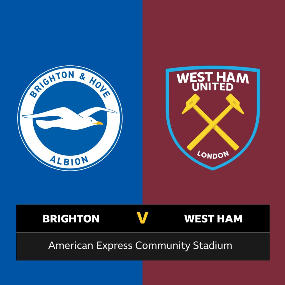 Follow Brighton V West Ham Live - BBC Sport