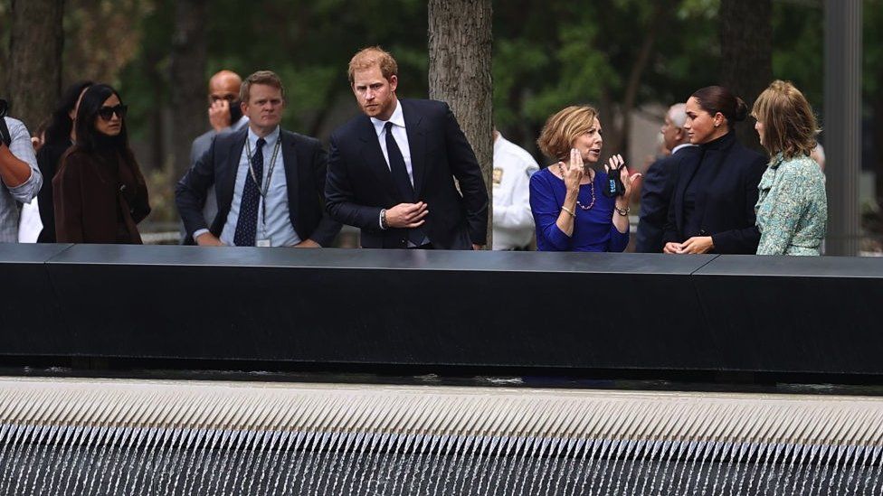 Meghan and Harry at the 9/11 Museum