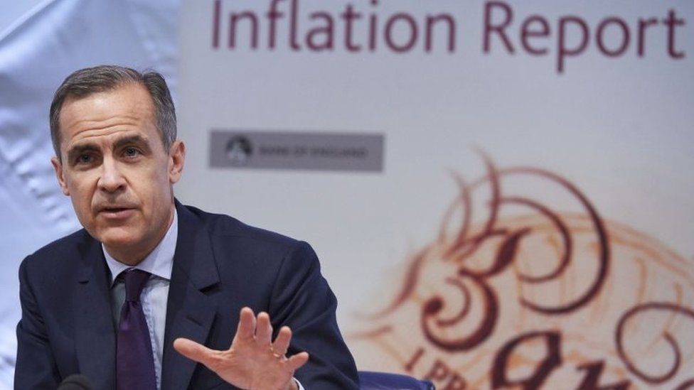 Mark Carney presents his inflation report