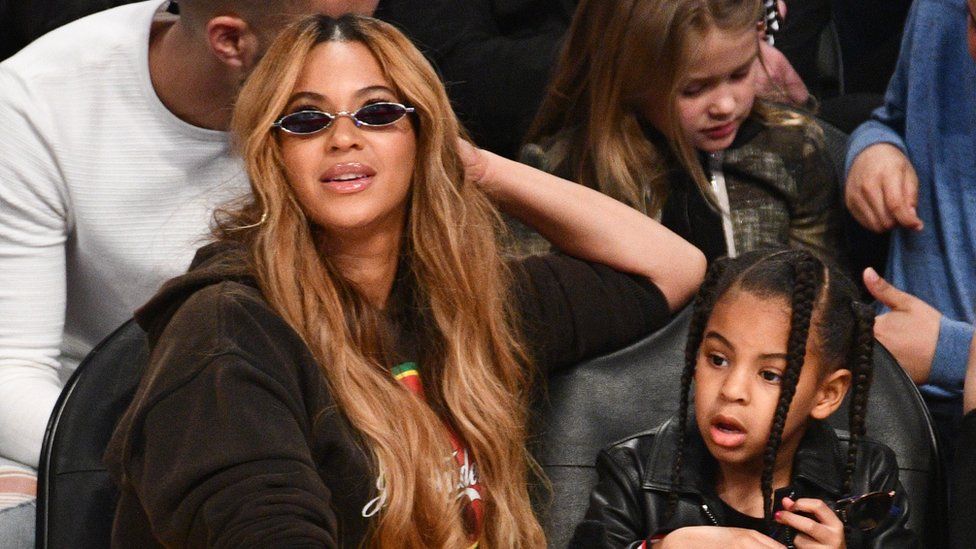 Beyonce with Blue Ivy