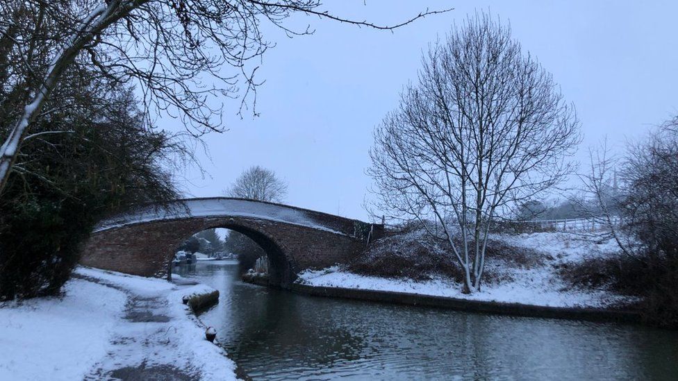 Snow in Braunston