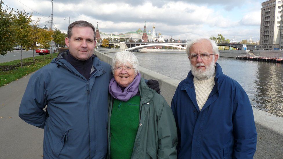 Paul Whelan and his parents