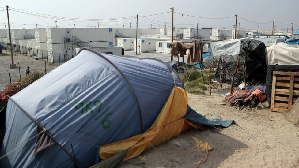 The Jungle camp in Calais