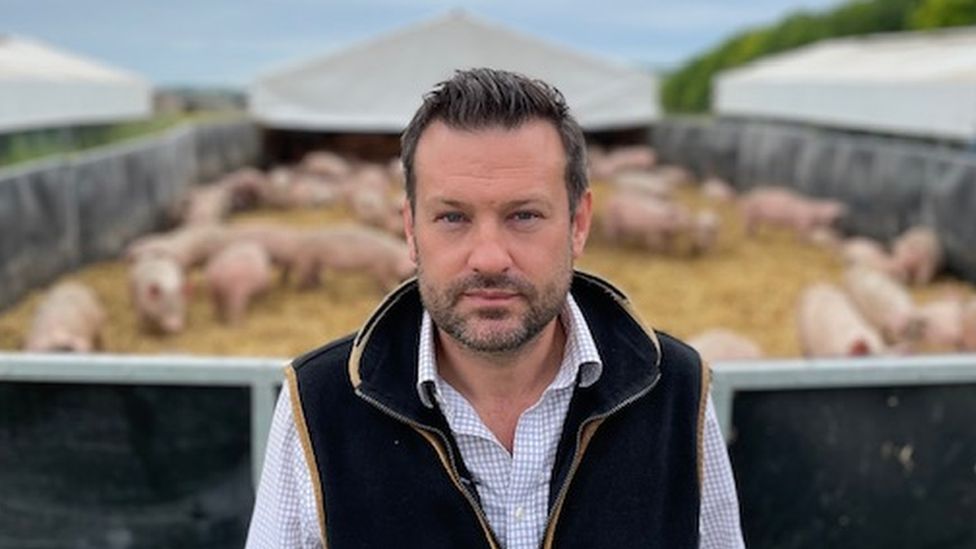 Oxfordshire pig farmer Tom Allen