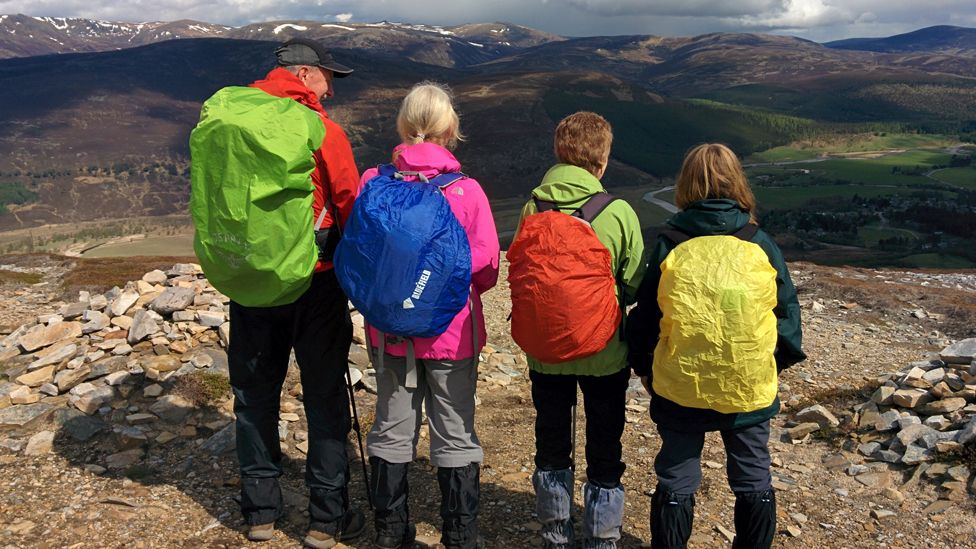 Hill walking group