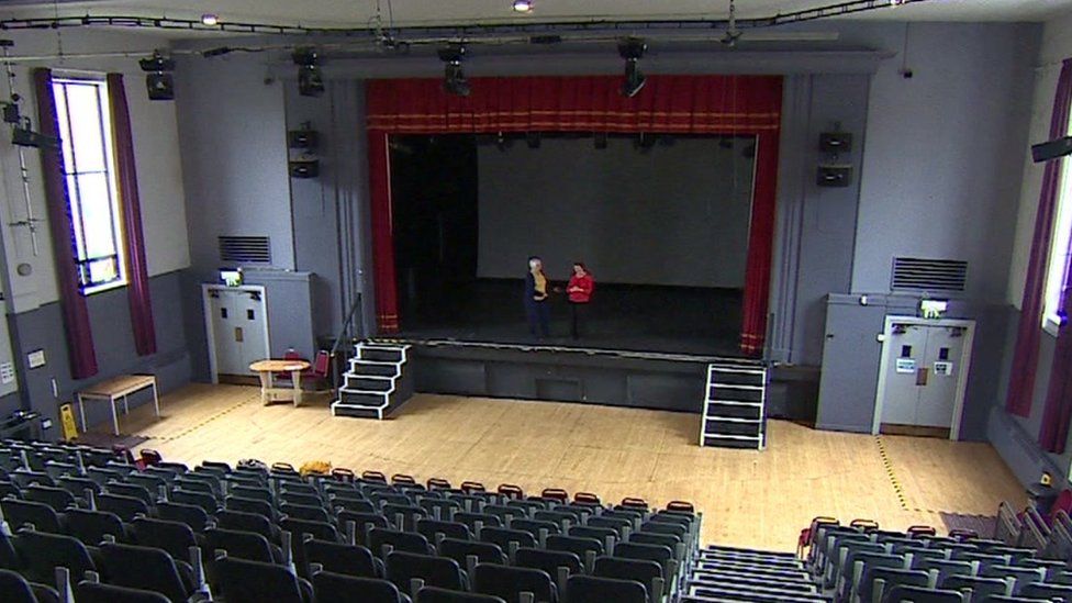 The stage of the Alun Armstrong Theatre
