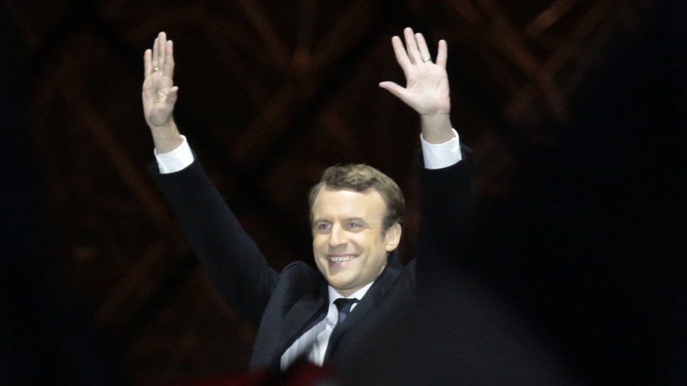 Emmanuel Macron, France's president-elect