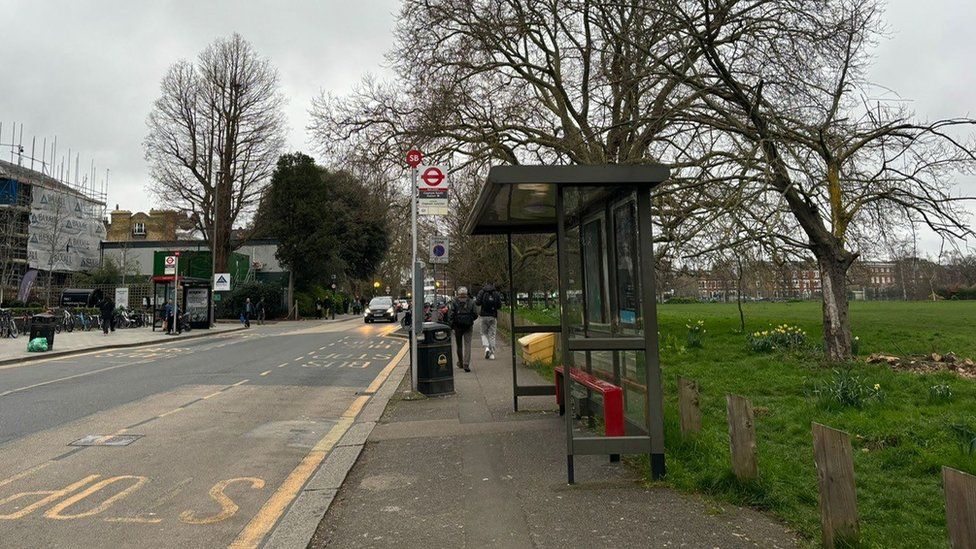 File image showing bus stop on Nightingale Lane