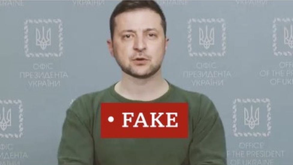 President Zelensky deepfake
