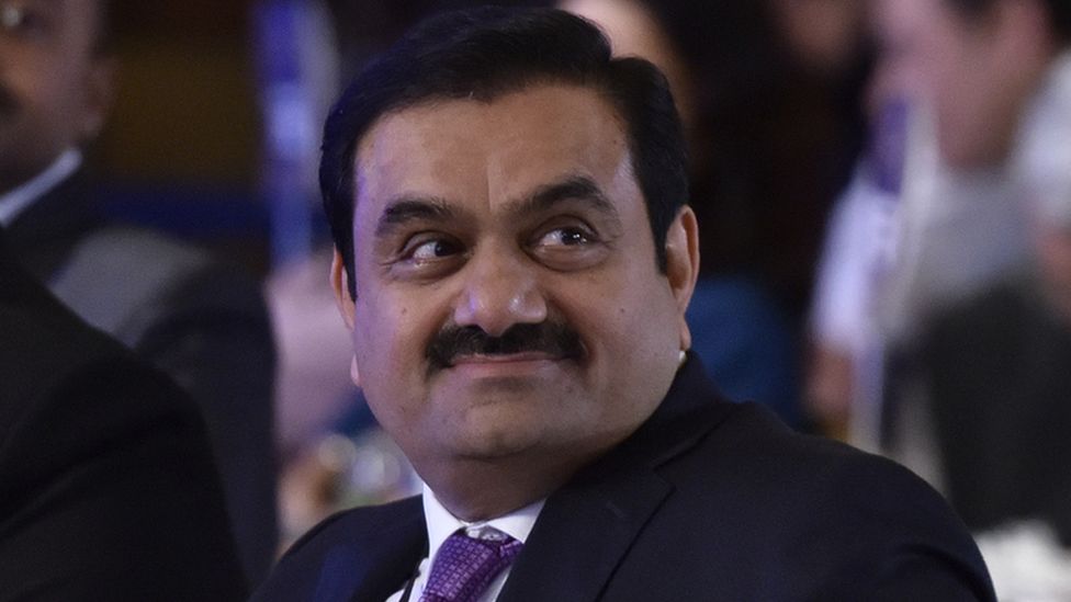 Chairman and founder of the Adani Group Gautam Adani at a summit in New Delhi, India.