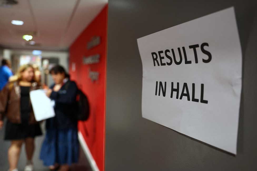 Students get their A-Level results