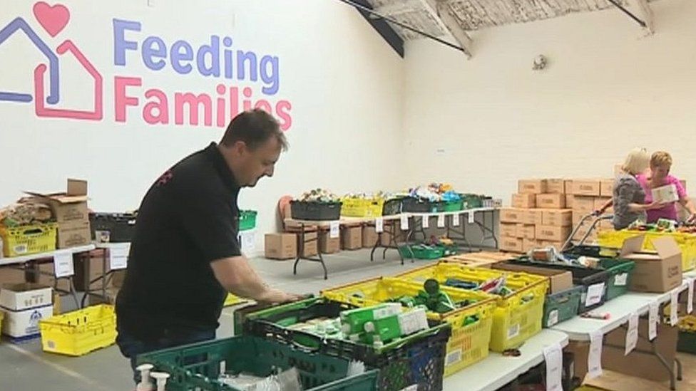 Feeding Families warehouse