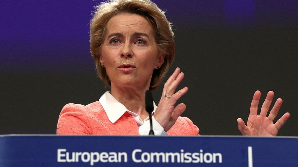 European Commission president-designate Ursula von der Leyen in Brussels, Belgium September 10, 2019