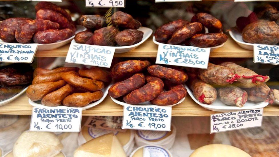 Португалия - страна, где любят колбасные изделия