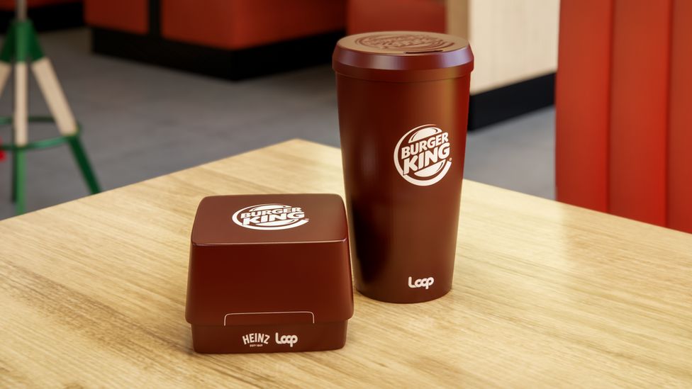 Burger King reusable packaging