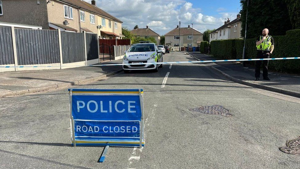 Road closed by police