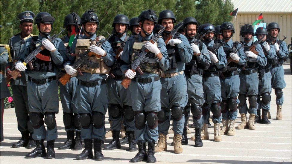 Афганские войска на учениях, апрель 2021 г.