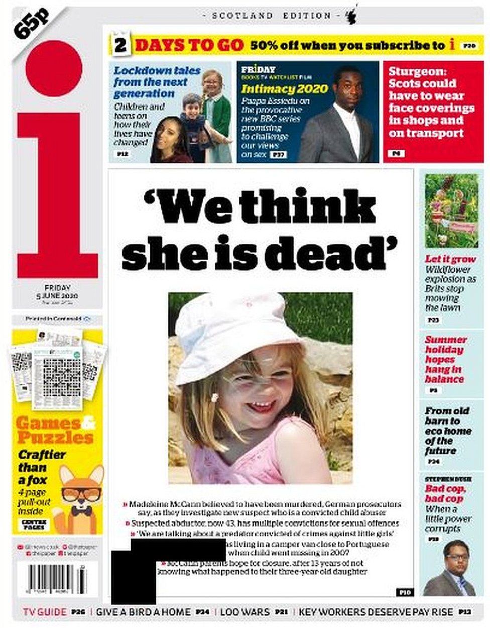 Scotland S Papers Suspect Boasted Of Madeleine Mccann Abduction c News