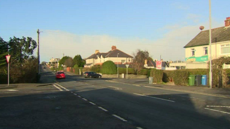 Windmill Road junction with the Donaghadee Road in Bangor