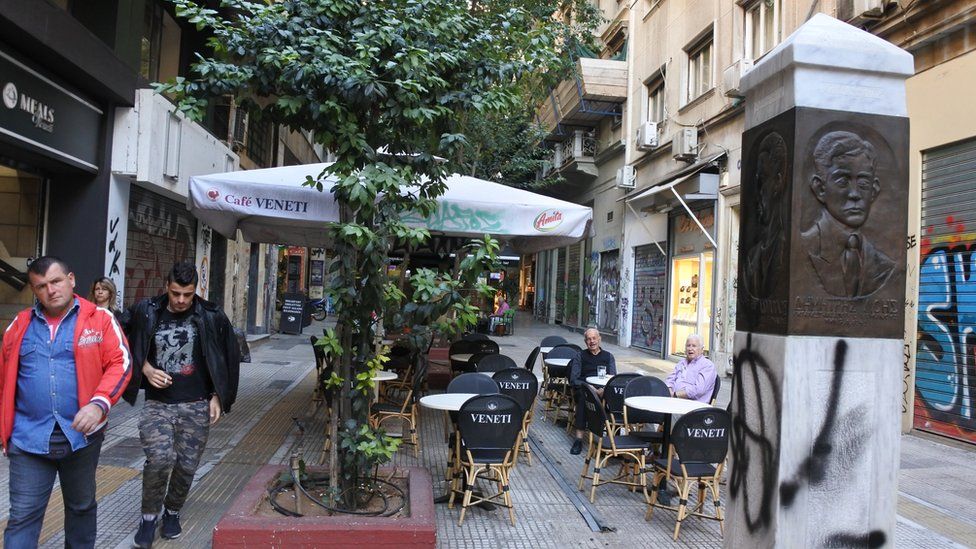 Street Cafe in Athens