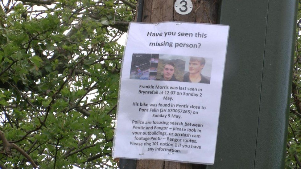 Missing posters have been put up in the search