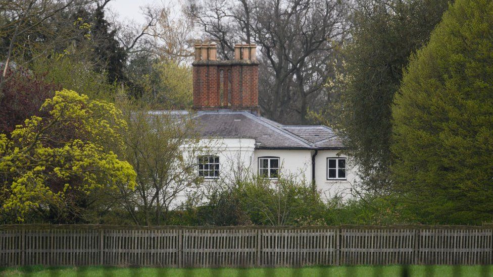 The exterior of Frogmore Cottage