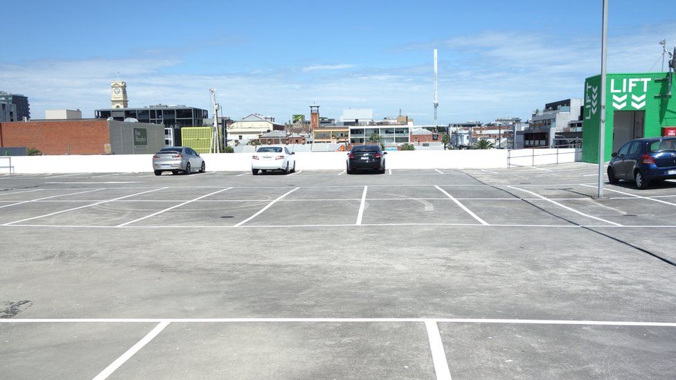 The Melbourne parking site requested by Spencer Tunick