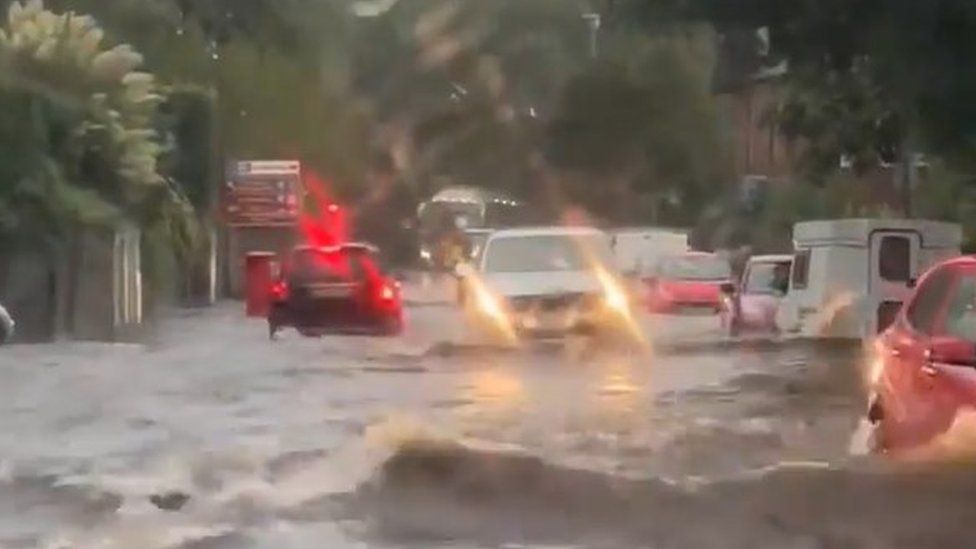 Flooding in Torquay