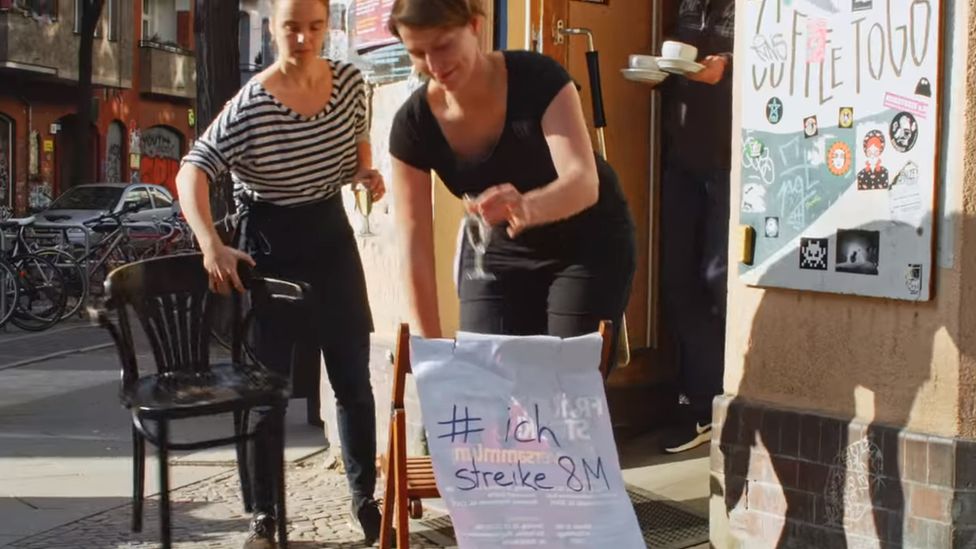 Women's Strike campaign, Berlin. 2019