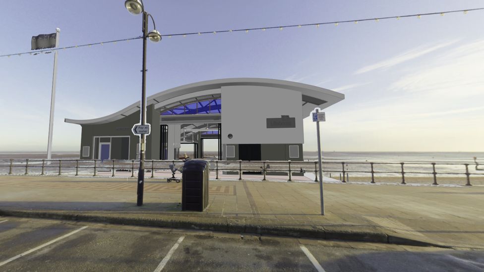 Artist's impression of the new lifeboat station
