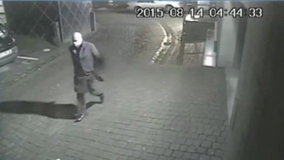 CCTV image of a man walking in Leeds