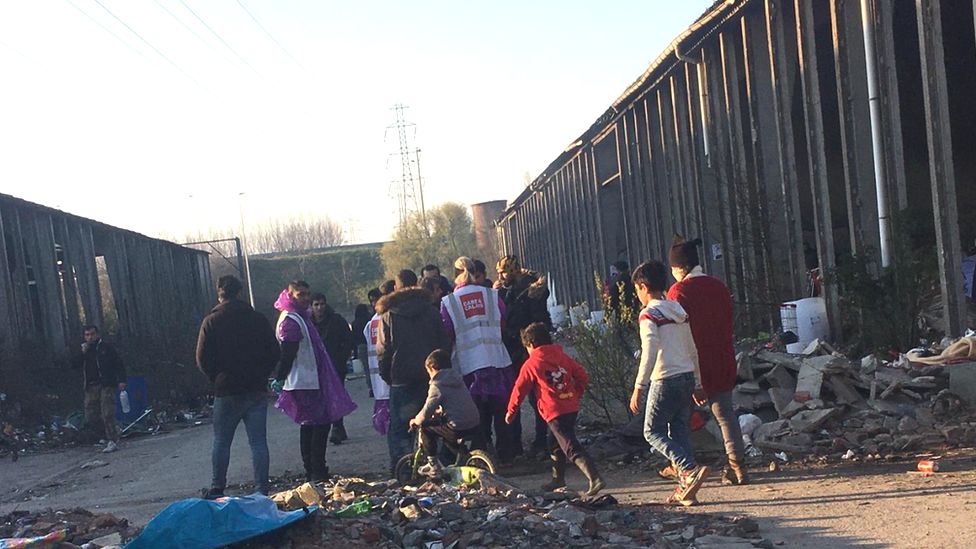 Children in Calais