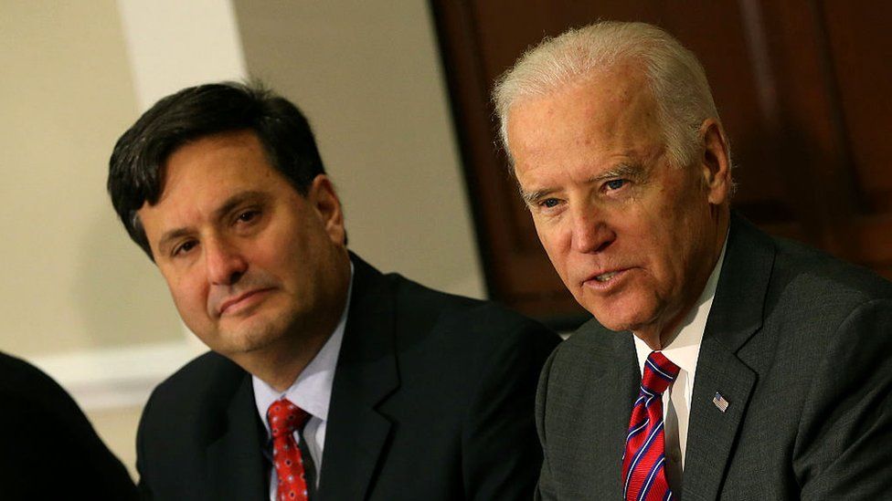 Image shows Ron Klain and then-Vice President Joe Biden