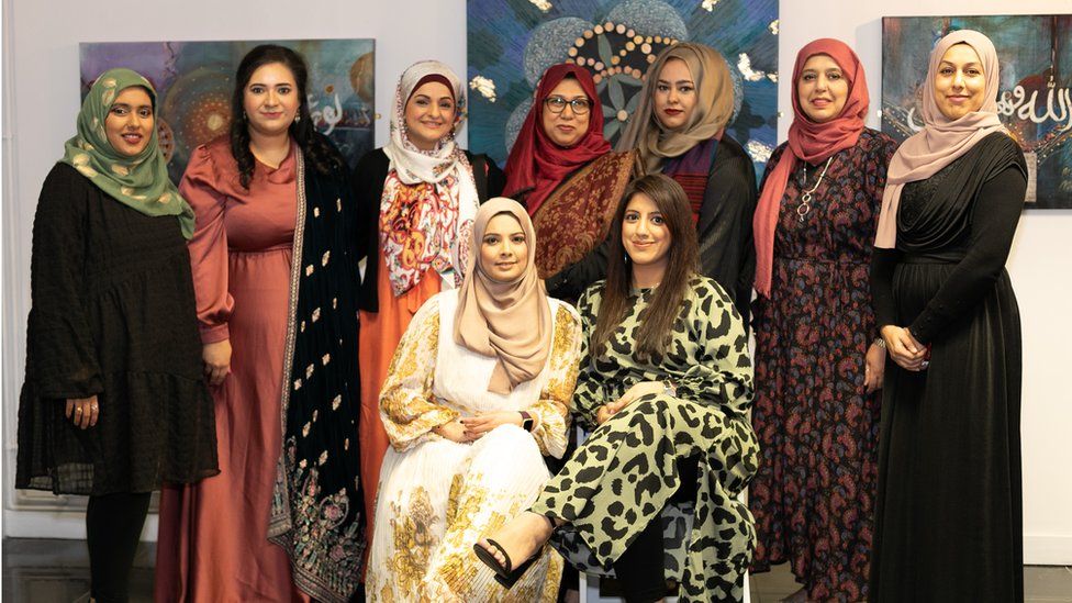 Leicester exhibition celebrates Muslim female art BBC News