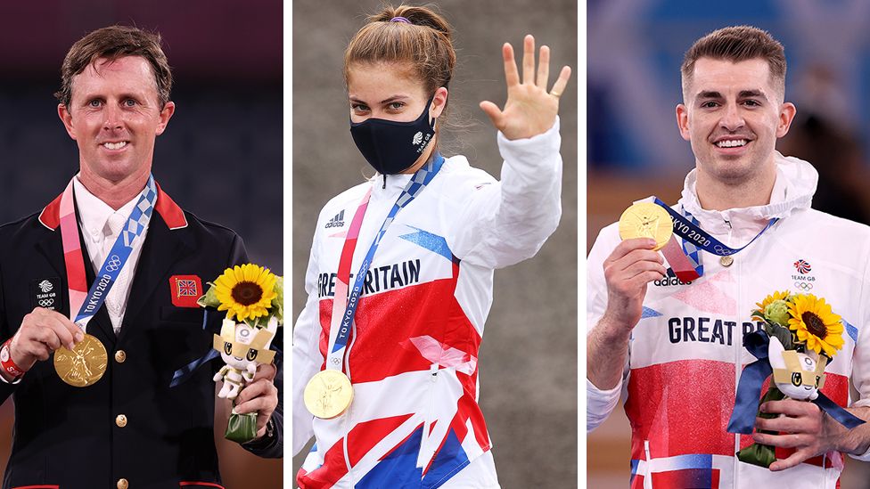 Ben Maher, Bethany Shriever and Max Whitlock