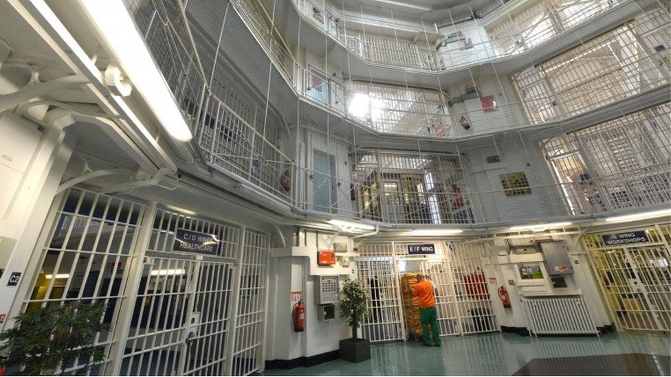 General view inside a prison