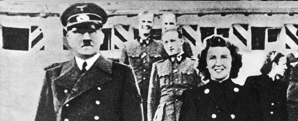 File pic of Adolf Hitler with Eva Braun