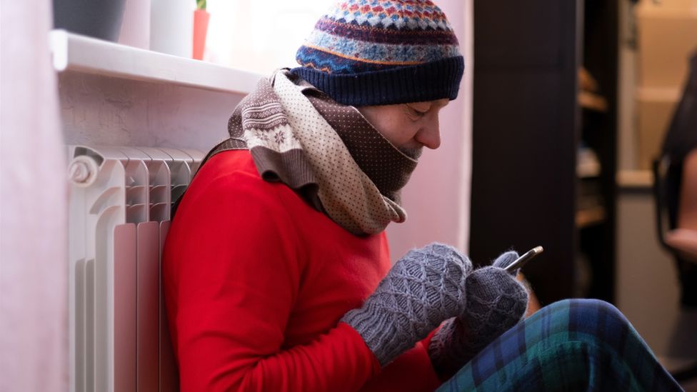 Man in woolly hat