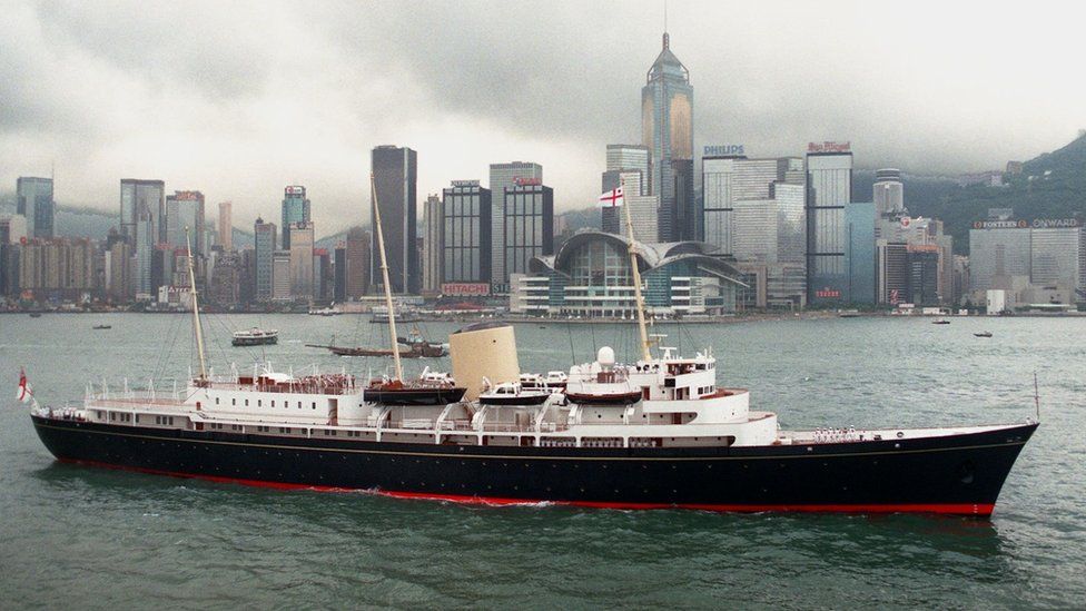 Britannia in Hong Kong, 1953