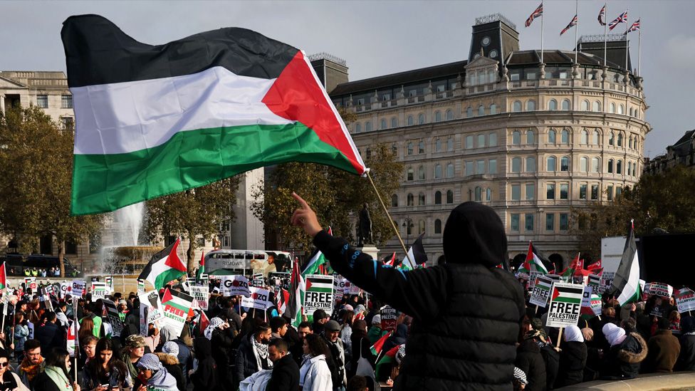 Pro-Palestinian protest in London